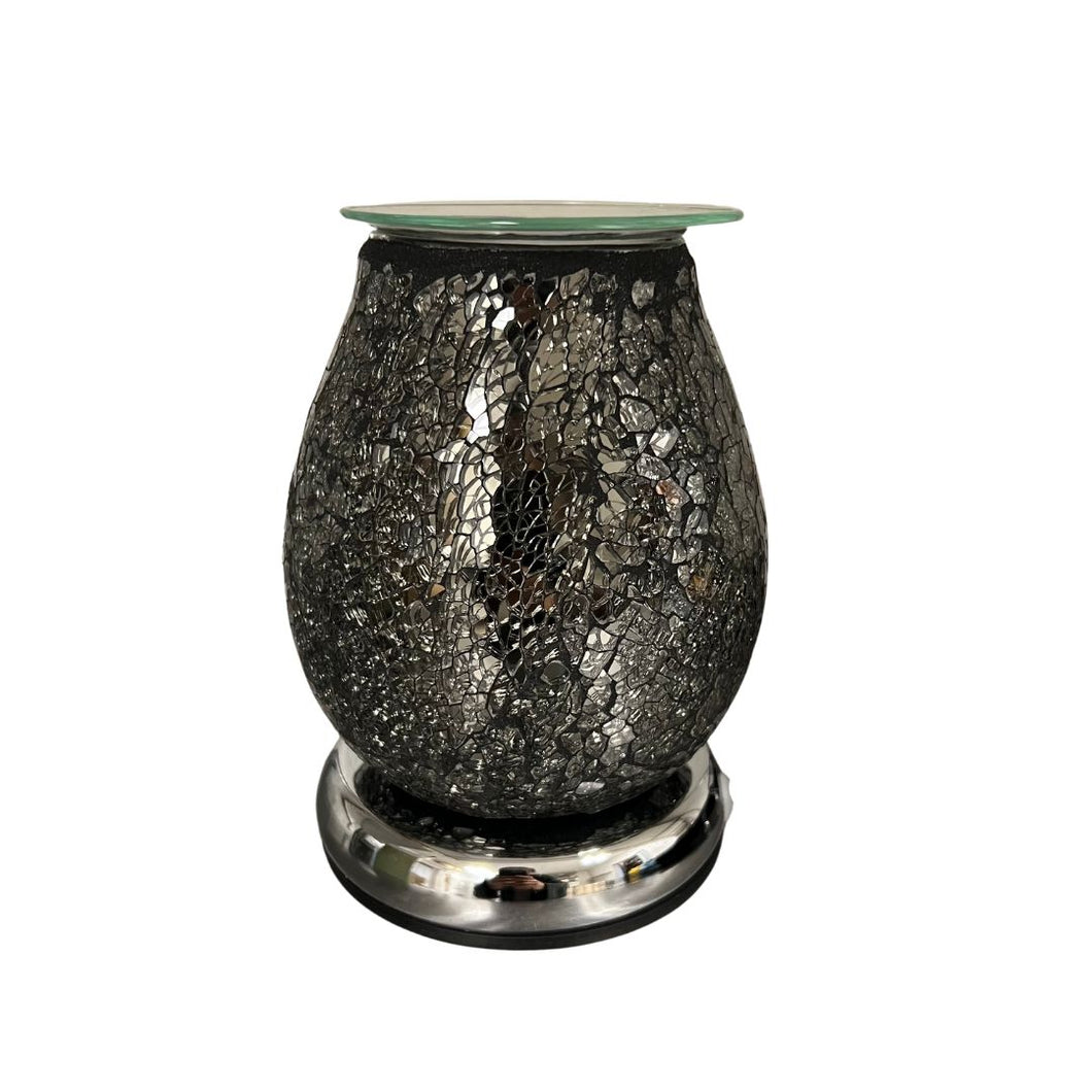 Fragrance Warmer Mosaic Touch Lamps-Oval Black