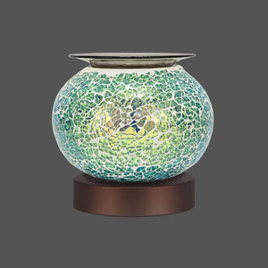 Fragrance Warmer Mosaic Touch Lamps-Light Blue