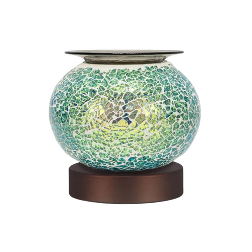 Fragrance Warmer Mosaic Touch Lamps-Light Blue