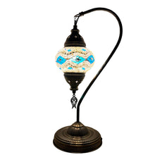 Load image into Gallery viewer, Ambria Handcrafted Mosaic Table Lamp - Medium Swan Neck