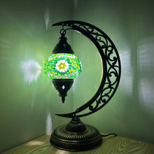 Load image into Gallery viewer, Hermes Boho Handcrafted Moon Medium Mosaic Lamp