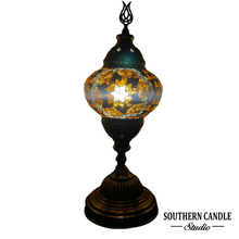 Load image into Gallery viewer, Lydia Boho Star Medium Mosaic Table Lamp