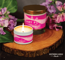 Load image into Gallery viewer, Baby Powder Soy Wax Candle 4 oz. - Southern Candle Studio