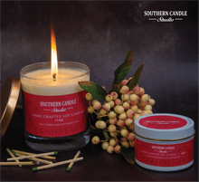 Load image into Gallery viewer, Cranberry Soy Wax Candle 11 oz. - Southern Candle Studio