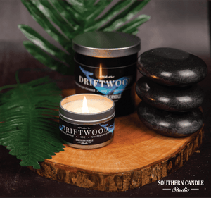 Driftwood Soy Wax Candle 4 oz. - Southern Candle Studio
