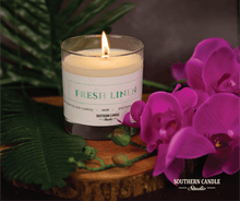 Load image into Gallery viewer, Fresh Linen Soy Wax Candle 11 oz. - Southern Candle Studio