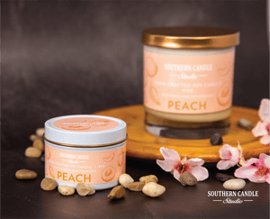 Peach Soy Wax Candle 4 oz. - Southern Candle Studio