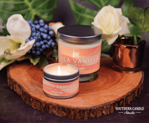 Voila Vanilla Soy Wax Candle 4 oz. - Southern Candle Studio