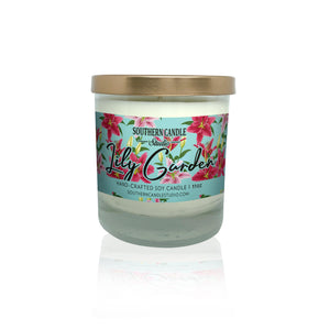 Lily Garden Soy Wax Candle 11 oz. - Southern Candle Studio