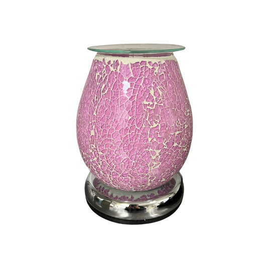 Fragrance Warmer Mosaic Touch Lamps-Oval Pink - Southern Candle Studio