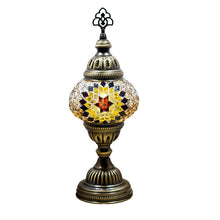 Load image into Gallery viewer, Earth Blossom Boho Medium Mosaic Table Lamp
