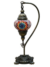 Load image into Gallery viewer, Morpheus Boho Handcrafted Medium Mosaic Table Lamp