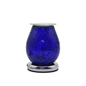 Fragrance Warmer Mosaic Touch Lamps-Oval Dark Blue