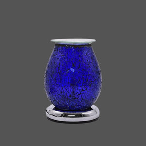 Fragrance Warmer Mosaic Touch Lamps-Oval Dark Blue