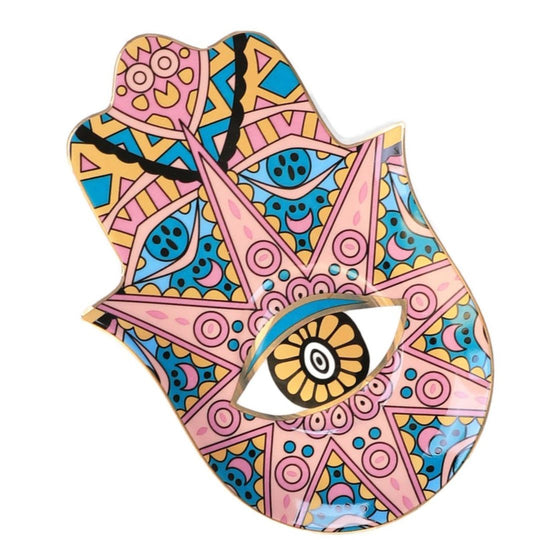 Evil Eye-Good Looking Eye Dish-Pink - Southern Candle Studio