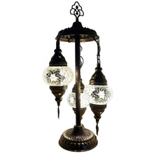 Load image into Gallery viewer, Eudora Boho Handcrafted 3 Tiered Mosaic Table Lamp