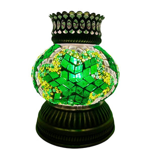 Green Star Handcrafted Mosaic Lamps-Princess Style