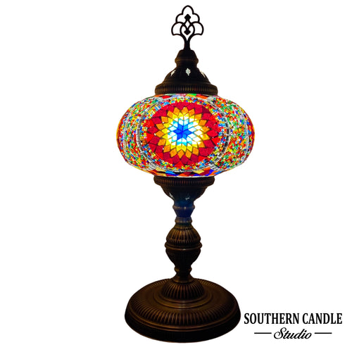 Rainbow Handcrafted Premium Mosaic Table Lamps