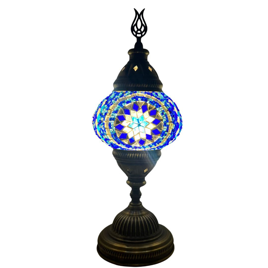 August Handcrafted Medium Mosaic Table Lamp
