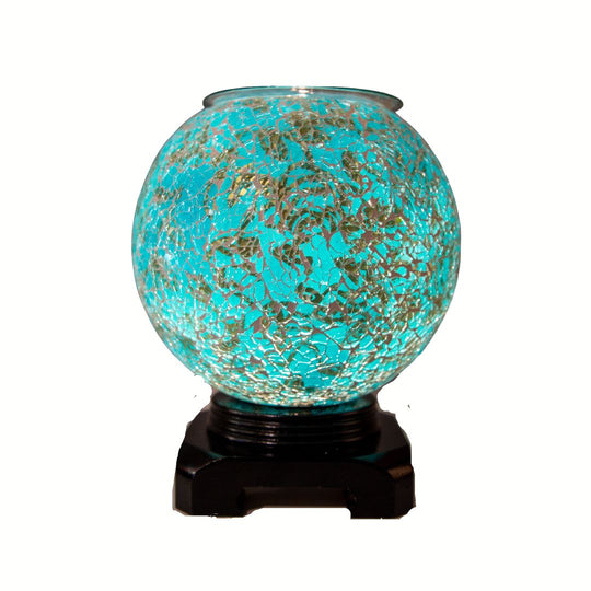 Fragrance Oil Warmer Mosaic Lamps-Big Blue - Southern Candle Studio