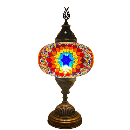 Alma Boho Handcrafted Mosaic Large Table Lamp