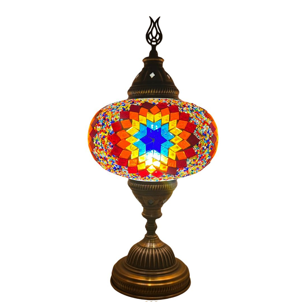 Alma Boho Handcrafted Mosaic Large Table Lamp