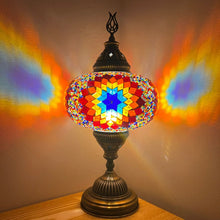 Load image into Gallery viewer, Alma Boho Handcrafted Mosaic Large Table Lamp