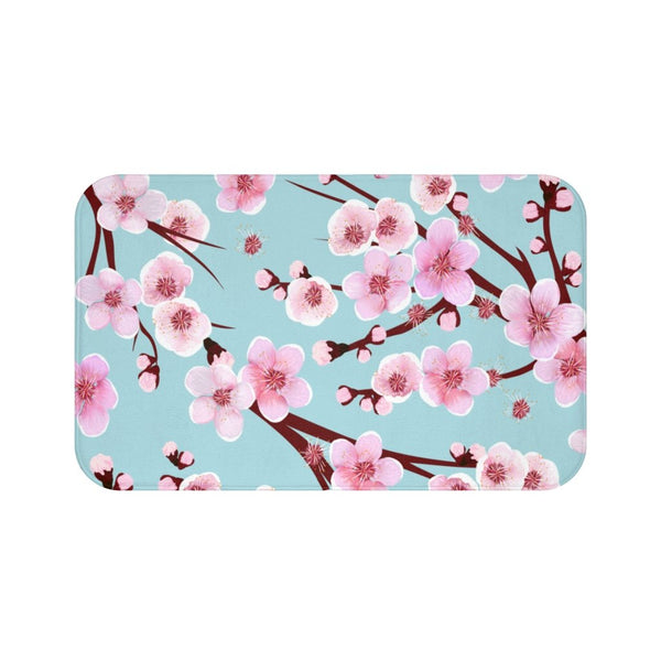 Japanese Cherry Blossom Bath Mat - Southern Candle Studio