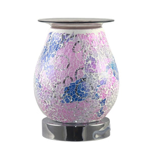 Fragrance Warmer Mosaic Touch Lamps-Oval Pink