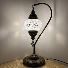 Load image into Gallery viewer, Lina Handcrafted Mosaic Table Lamp- Medium Swan Neck