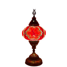 Load image into Gallery viewer, Red Passion Handcrafted Mosaic Large Table Lamp