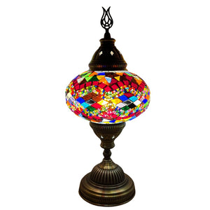 Colorful Stream Handcrafted Mosaic Large Table Lamp