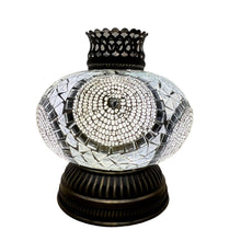 Load image into Gallery viewer, White Circle Handcrafted Mosaic Lamps-Queen Style