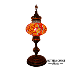 Load image into Gallery viewer, Anastasia Boho Handcrafted Luxury Giant Mosaic Floor Lamp