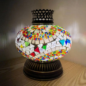 Rainbow Handcrafted Mosaic Lamps-Queen Style