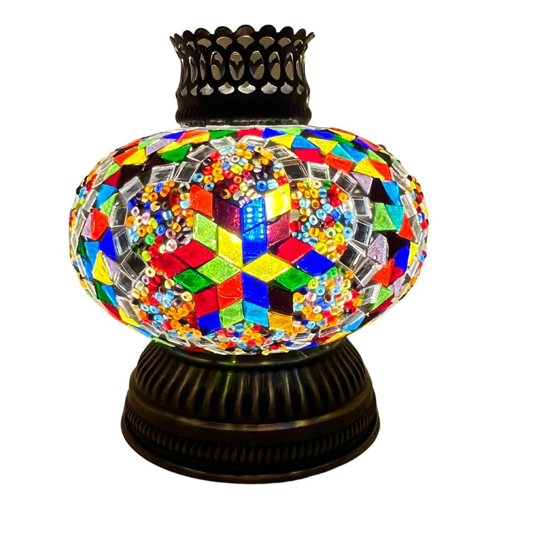 Happiness Handcrafted Mosaic Lamps-Queen Style