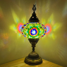 Load image into Gallery viewer, Jamaican Boho Handcrafted Mosaic Large Table Lamp