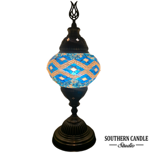 Thalia Boho Handcrafted Medium Mosaic Table Lamp