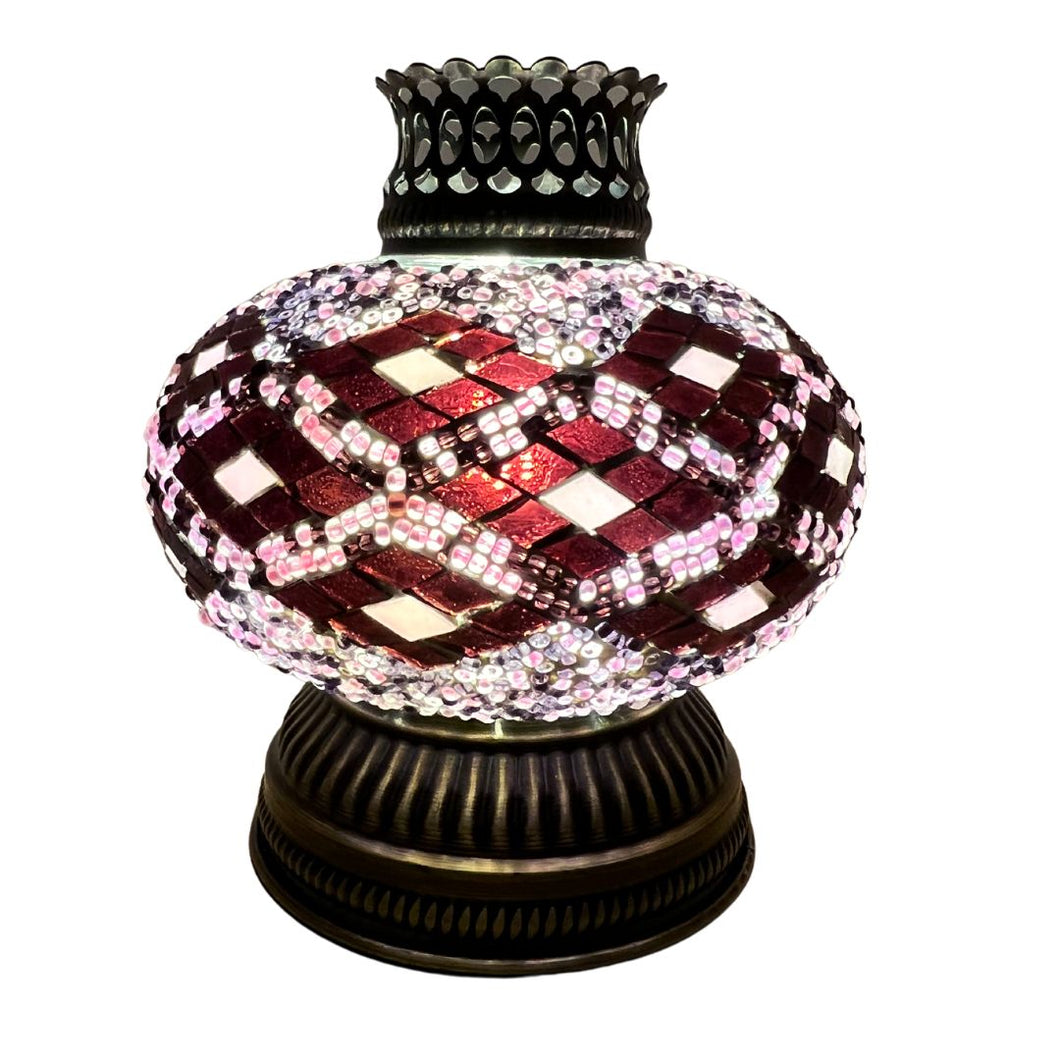 Purple Dream Handcrafted Mosaic Lamps-Queen Style