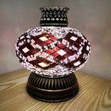 Load image into Gallery viewer, Purple Dream Handcrafted Mosaic Lamps-Queen Style