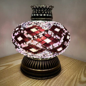 Purple Dream Handcrafted Mosaic Lamps-Queen Style