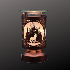 Fragrance Warmer Touch Lamps-Wolf
