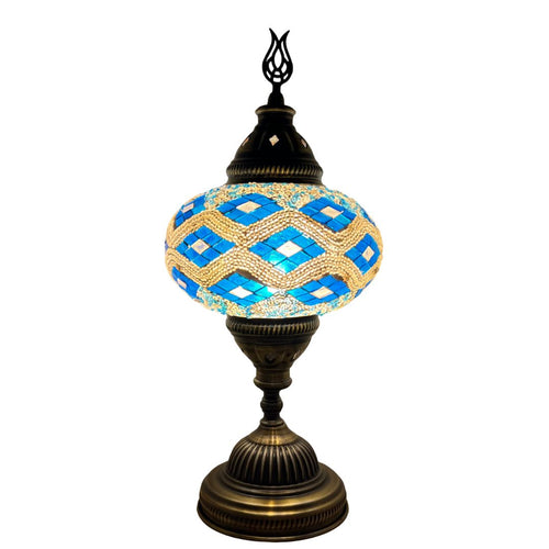 River Handcrafted Mosaic Large Table Lamp