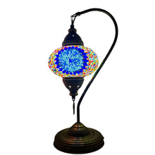 Load image into Gallery viewer, Avery Boho Handcrafted Large Swan Mosaic Table Lamp