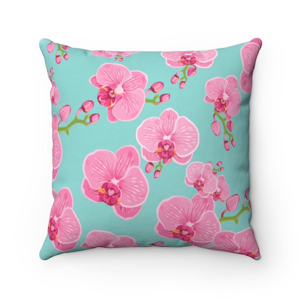 Orchid Blossom Square Pillow - Southern Candle Studio