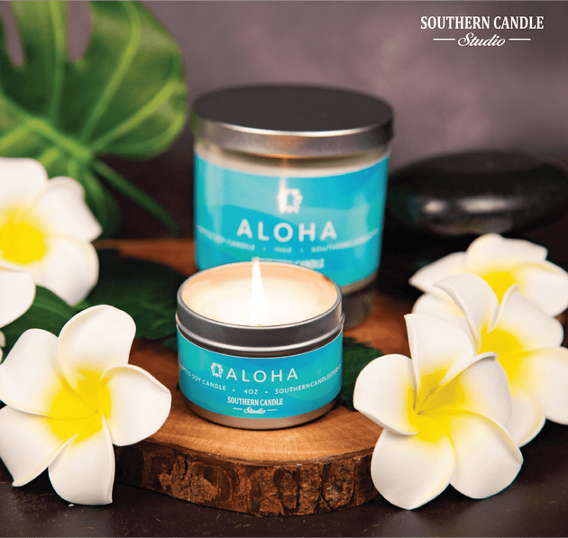 Aloha Soy Wax Candle 11 oz. - Southern Candle Studio