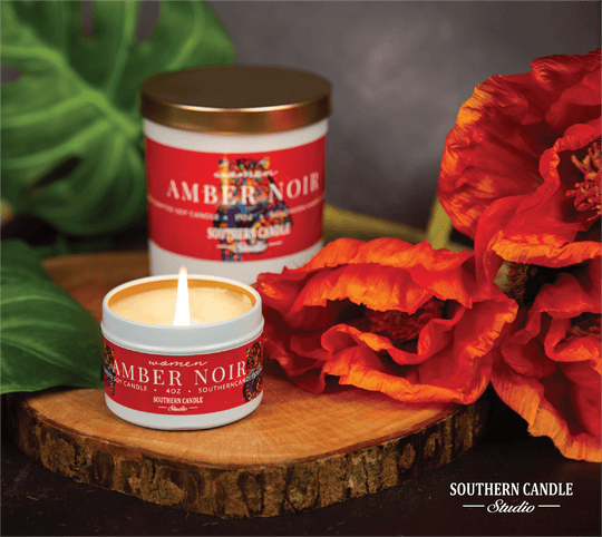 Amber Noir Soy Wax Candle 4oz. - Southern Candle Studio