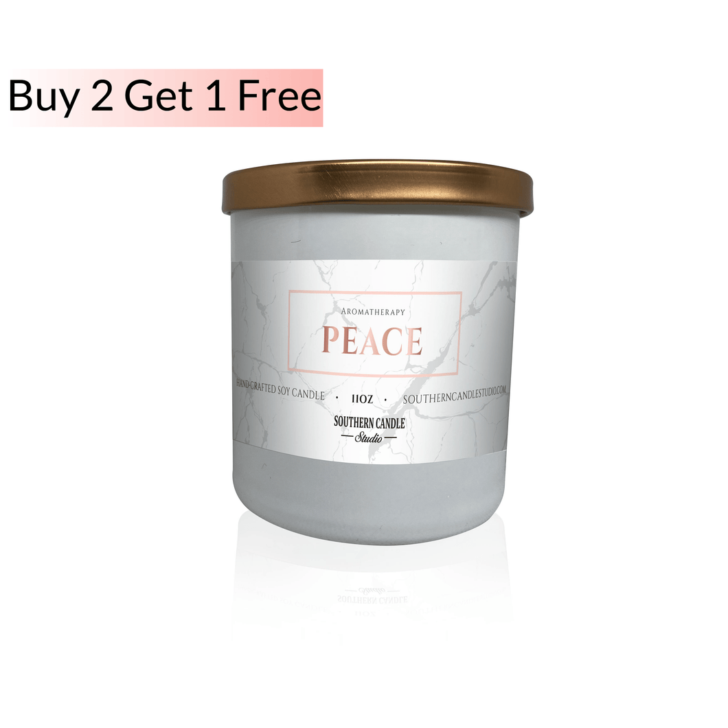 Peace Soy Wax Candle 11 oz. - Southern Candle Studio