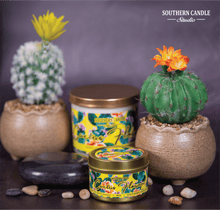 Load image into Gallery viewer, Cactus Flowers Soy Wax Candle 4 oz. - Southern Candle Studio