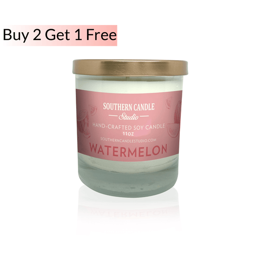 Watermelon Soy Wax Candle 11 oz. - Southern Candle Studio